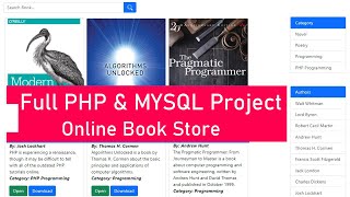 Online Book Store  - Full PHP & MYSQL Project - Part 1