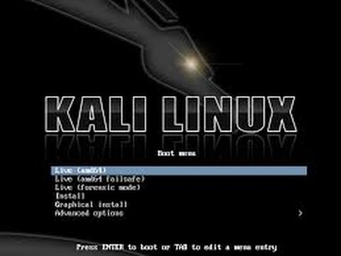 comment installer kali linux