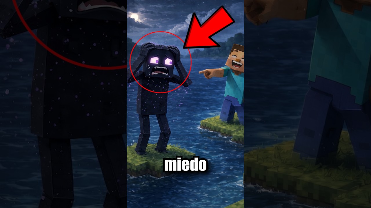 Why are Endermen afraid of water? 😨 #minecraft #josativi #youtube #shorts