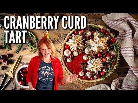 Cranberry Curd Tart