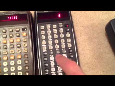 Vintage Commodore Calculators