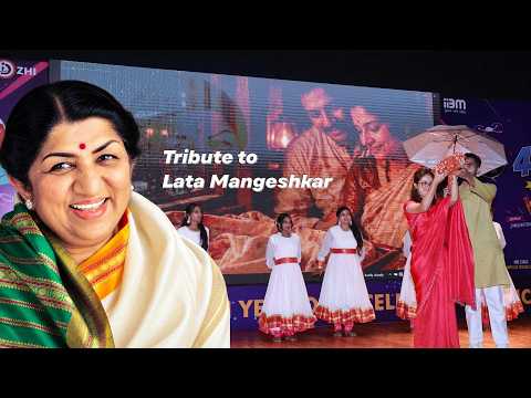 Skit Performance — A Tribute to Lata Mangeshkar at the 48th Foundation Day of IIBM–ZHI.