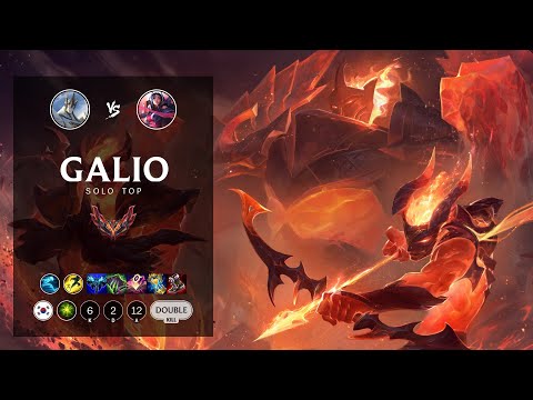 Galio Top vs Irelia - KR Grandmaster Patch 12.7