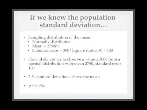medical Statistics V: t-tests