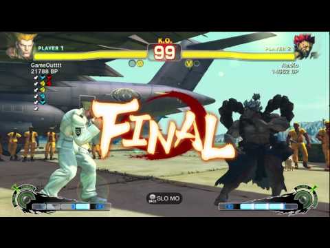GameOutttt [Guile] vs NexKo [Gouki] SSF4 Japanese Online Ranked Matches - TRUE-HD
