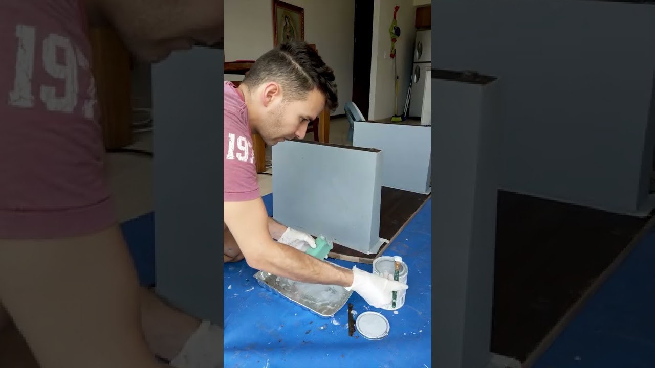 Transformando una mesa de centro / renovación de mesa de madera #shorts