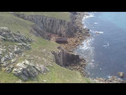 Mayon cliff ship wreck