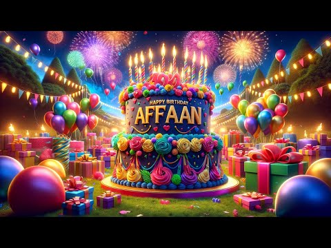 AFFAN Happy Birthday To You||Happy Birthday Song AFFAN🎂👨