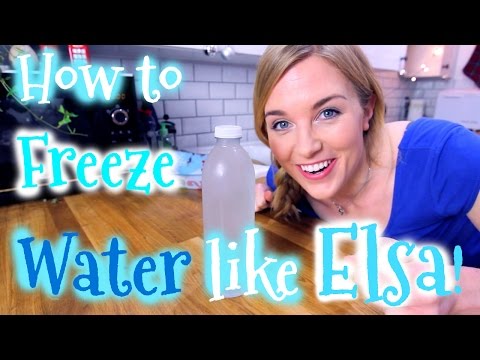 How to Freeze Water like Elsa! (Supercooling Explained) | Maddie Moate