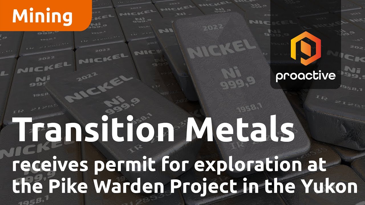 Transition Metals receives permit for exploration at the Pike Warden Project in the Yukon