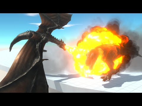 NEW UPDATE - DRAGON vs Every Unit - Animal Revolt Battle Simulator