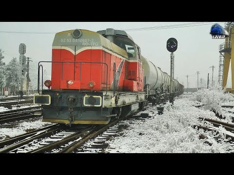 Trenuri&Activitate Feroviară/Trains&Rail Activity in Gara Episcopia Bihor Station - 14 January 2020