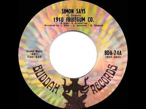RIP JERRY  KASENETZ - 1968 HITS ARCHIVE: Simon Says - 1910 Fruitgum Company (a #1 record--mono)