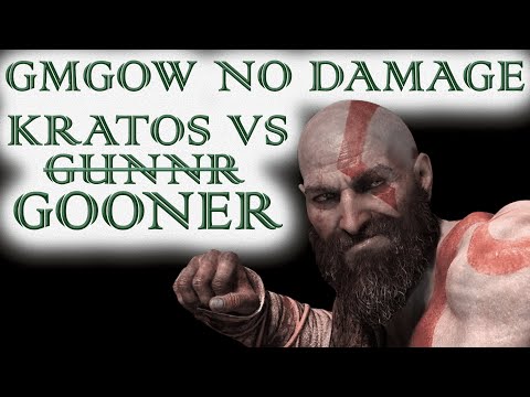 Gunnr Valkyrie — GMGOW — No Damage — God of War 2018 Boss Fight