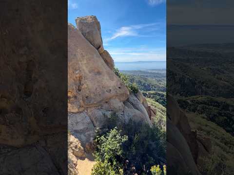 Panoramic views from Dragon’s Back Ridge, Santa Barbara, CA