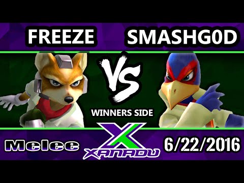 S@X 155 SSBM Tournament - SmashG0D (Marth, Falco) Vs. Freeze! (Fox)