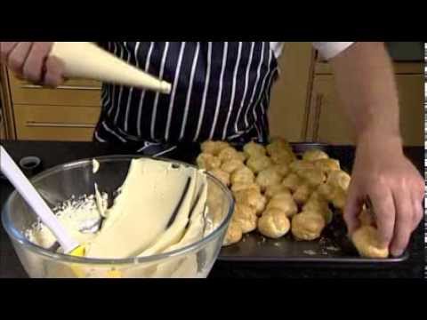 Profiteroles Baileys Cream and Chocolate Sauce