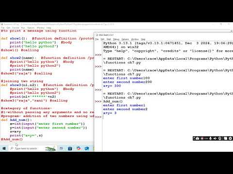 Python Function Day 43