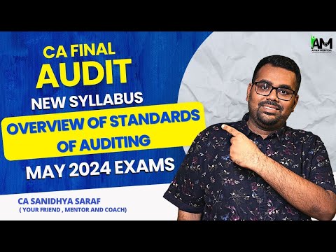 CA Final - Paper 3 | Audit | EXAM ORIENTED (PERSONAL GUIDANCE BATCH ...