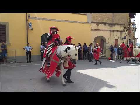 GIOSTRA DEL SARACINO DI AREZZO 142° EDIZIONE SETTEMBRE 2022. BENEDIZIONE DEL CORTEO STORICO AL DUOMO