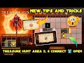 TREASURE HUNT EVENT TRICK IN FREE FIRE AREA 4 TREASURE HUNT AREA 3 MISSION KAISE COMPLETE KAREN