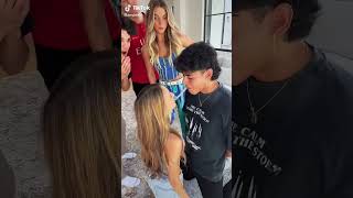 BTS of Amp World TikTok with Lexi Rivera and Andrew Davila almost kissing