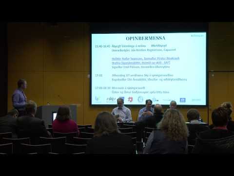 UTmessan 2014 Opinbermessa: Ábyrgð Íslendinga á netinu - Umræður