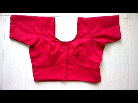 Saree blouse cutting and stitching easy method part- 2 Video