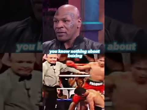 Mike Tyson was Right about Manny Pacquiao. Check it out!!!