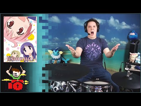 Wahaha-! On Drums!