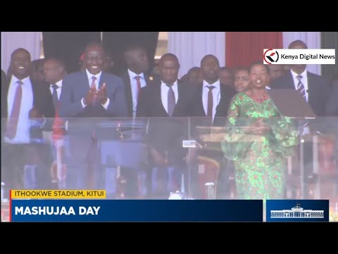 Raila's favourite song 'Jamaica farewell' played During Mashujaa Day 2025 Celebrations in Kitui