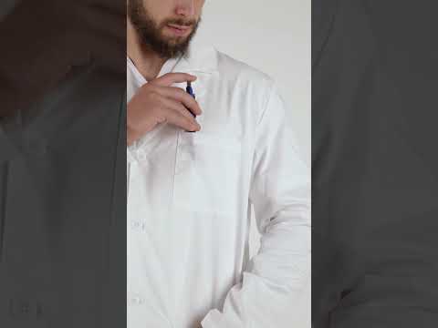 Медицинска престилка FABIO - Бял цвят