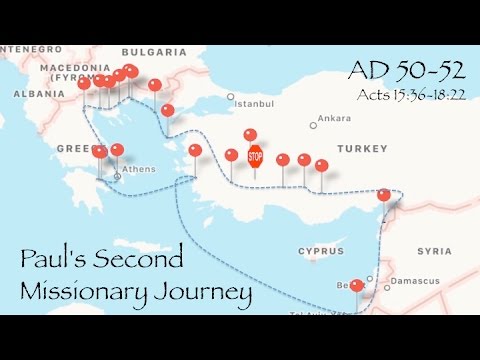 Paul's Missionary Journeys Song