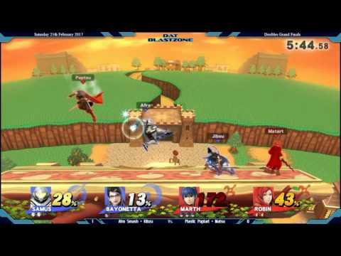 DAT BlastZone 19 - Doubles Grand Finals - Afro Smash + Kibzu vs Plastic Poptart + Matsu