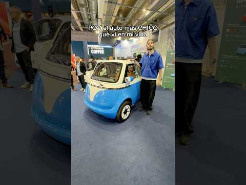 Me llega a la cintura!!🤣 #auto #tecnologia #microlino