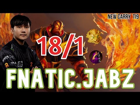 Fnatic.Jabz  Ember Spirit 18/1 non stop kill