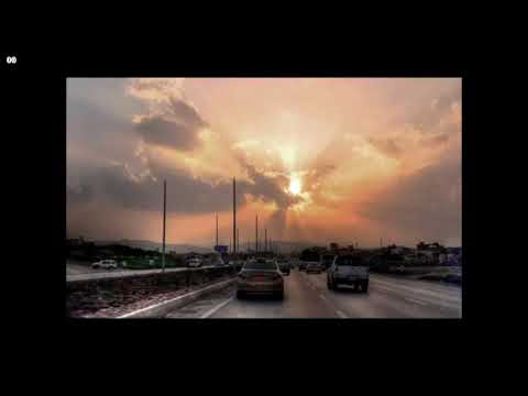 Sunset in Sulaymaniyah, Iraqالغروب في شوارع السليمانية كردستان العراق 5-5-2011