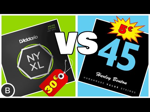 CHEAP vs. EXPENSIVE BASS STRINGS  ||||