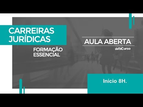 Aulas Inaugurais - Carreiras Jurídicas - Formação Essencial - MeuCurso - AO VIVO