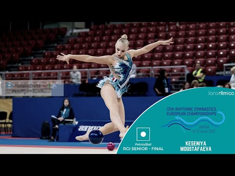 Kseniya Moustafaeva (pelota / ball) - Final Individual European Championship Varna 2021
