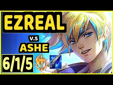 THEUSMA (EZREAL) vs ASHE - 6/1/5 KDA BOTTOM ADC GAMEPLAY - BR Ranked DIAMOND
