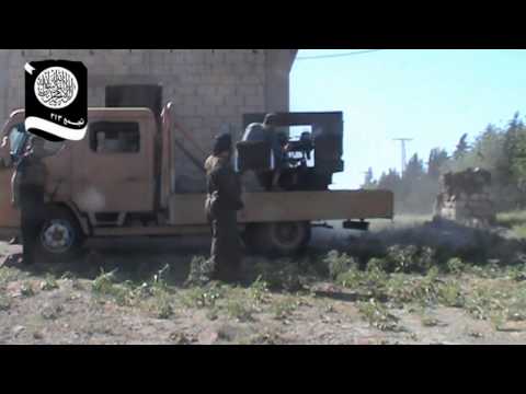 استهداف مقرات تنظيم داعش بالرشاشات الثقيلة من قبل جيش الإخلاص في ريف دير الزور الشرقي