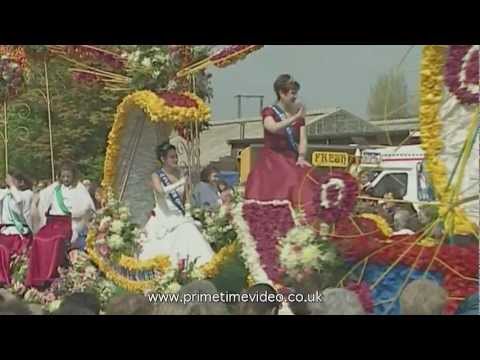 Spalding Flower Parade, archive film 1960s