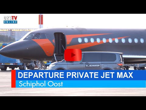 Vertrek Max Verstappen Schiphol-Oost
