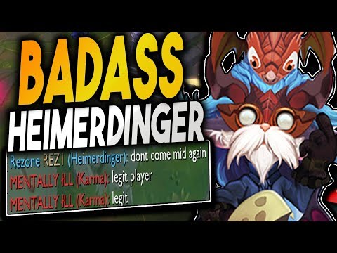 HEIMERDINGER IS THE REAL ASSASSIN OF THE MIDLANE! FINAL DIAMOND 1 PROMO! - League of Legends