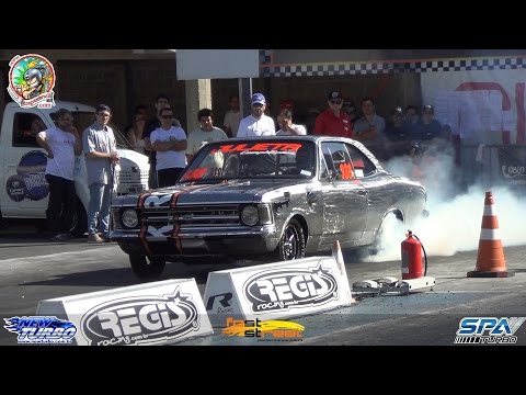 Opala Metal 6 cil turbo Jader Krolow - 2ª etapa Catarinense de Arrancada 2015