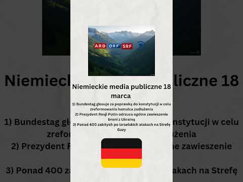 Niemieckie media publiczne 18  marca