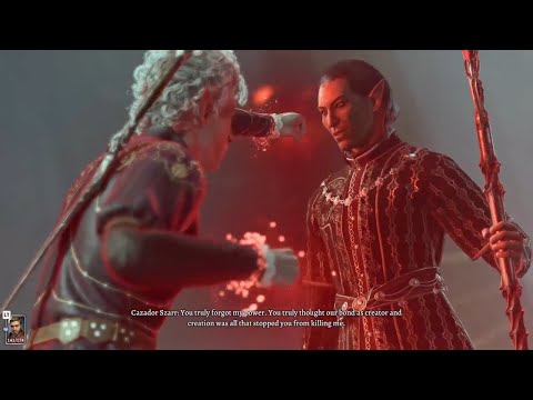 Astarion confronts Cazador Szarr | Baldur's Gate 3