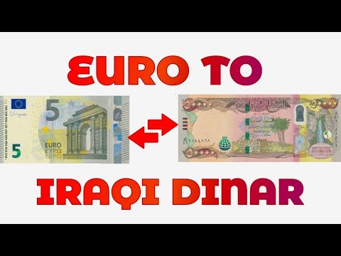 Euro To Iraqi Dinar Exchange Rate Today | EUR To IQD | Iraqi Dinar News