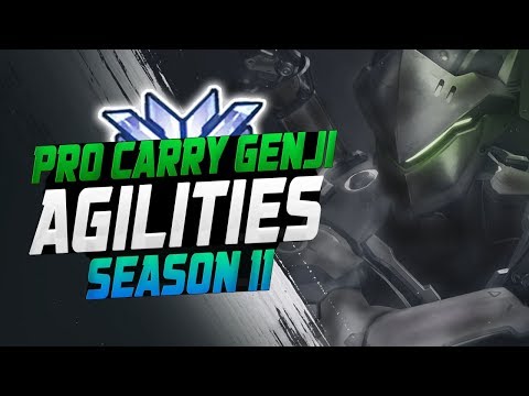 BEST GENJI IN THE WORLD - Agilities?! 51 ELIMS! [ OVERWATCH SEASON 11 TOP 500 ]